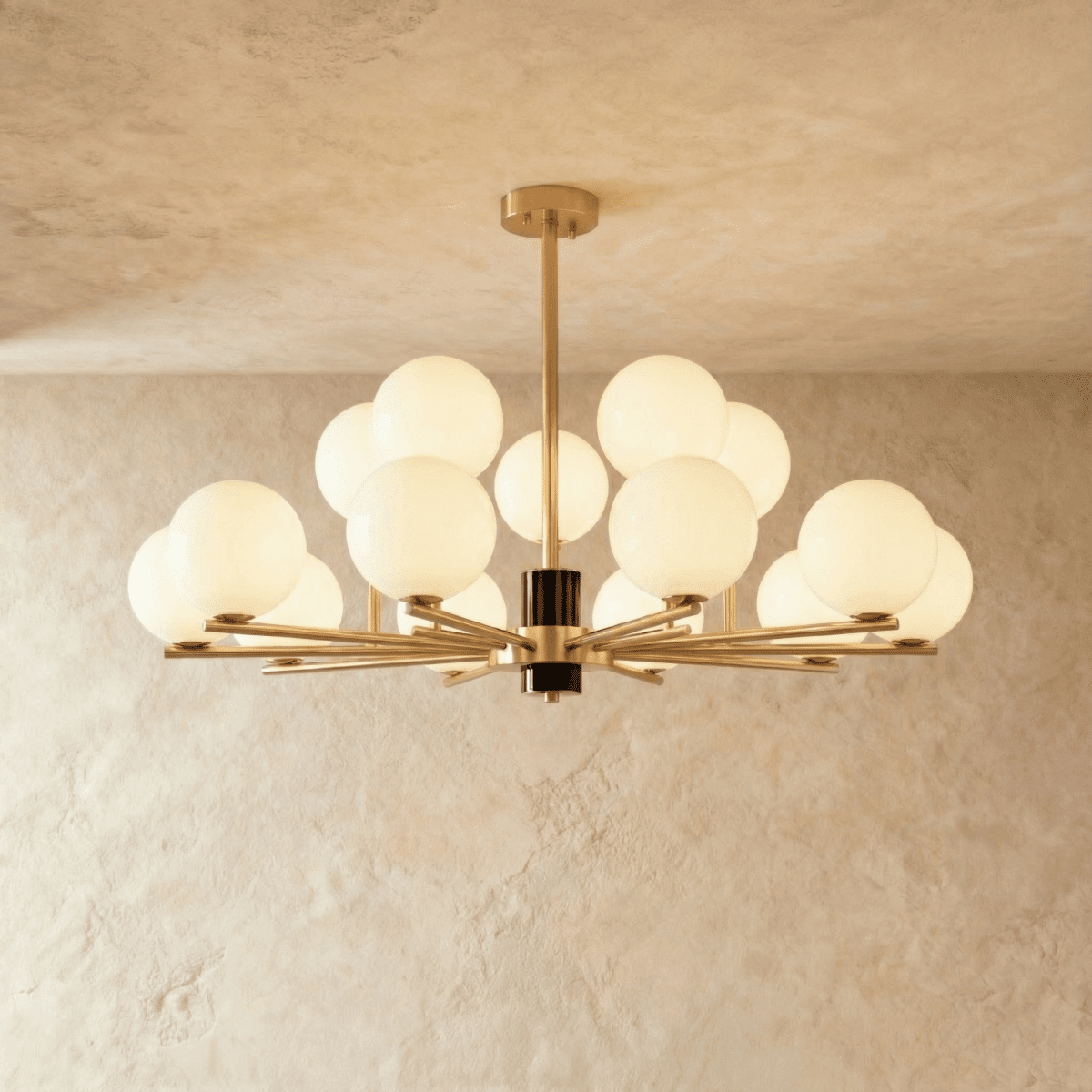 AstraGlobe Chandelier With Ambient Globe Shades For Dining Rooms