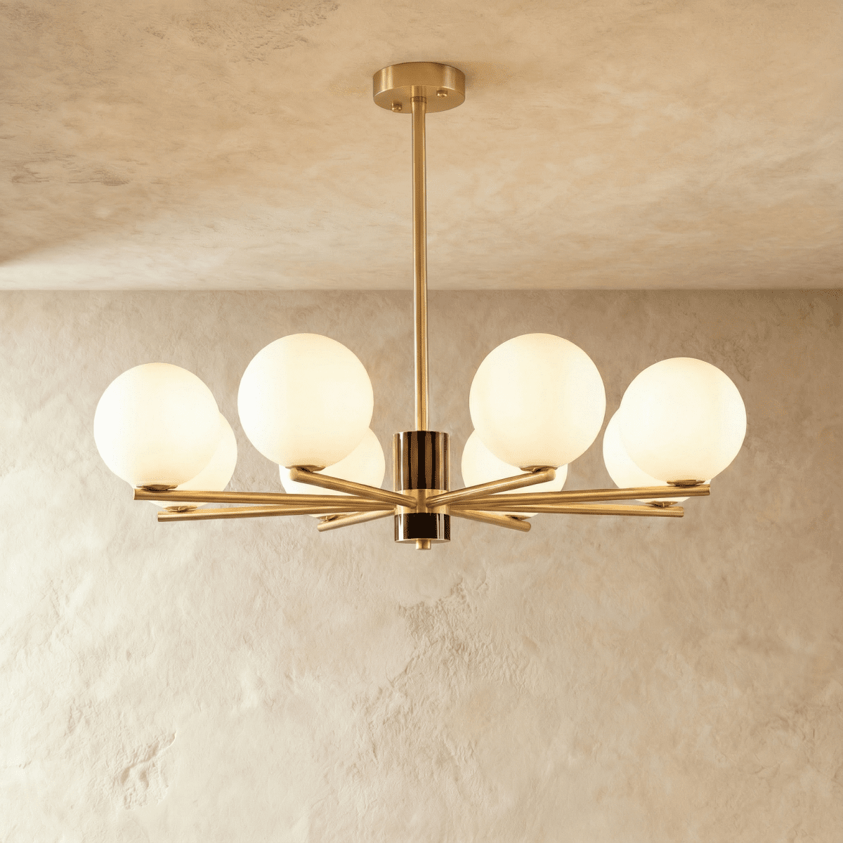 AstraGlobe Chandelier With Ambient Globe Shades For Dining Rooms