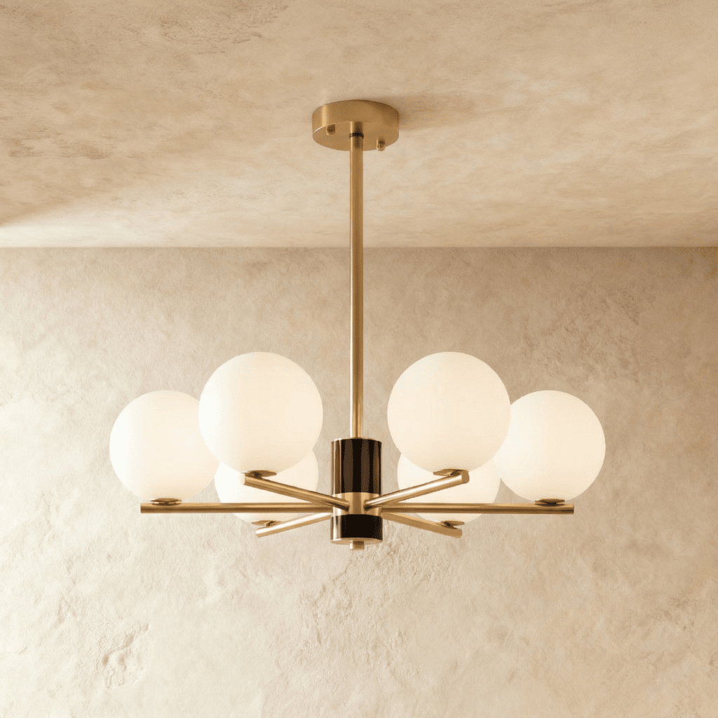 AstraGlobe Chandelier With Ambient Globe Shades For Dining Rooms
