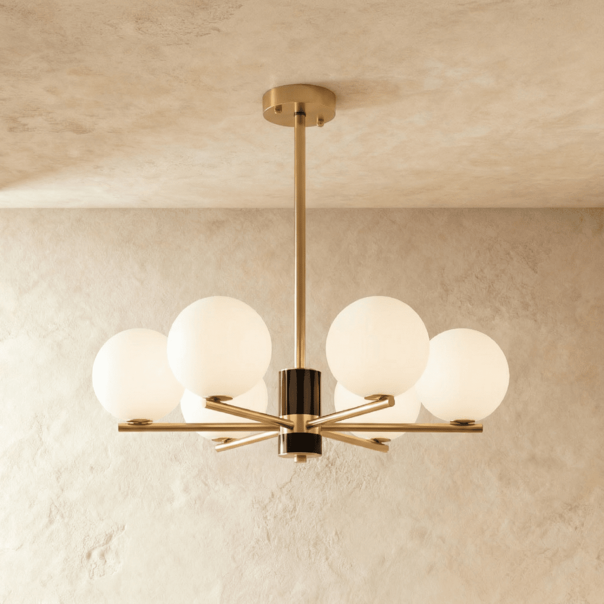 AstraGlobe Chandelier With Ambient Globe Shades For Dining Rooms