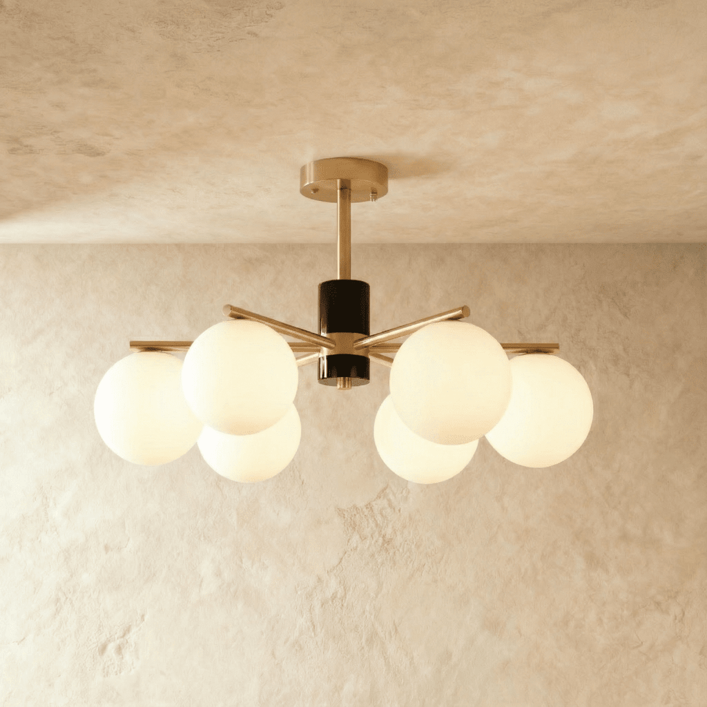 AstraGlobe Chandelier With Ambient Globe Shades For Dining Rooms