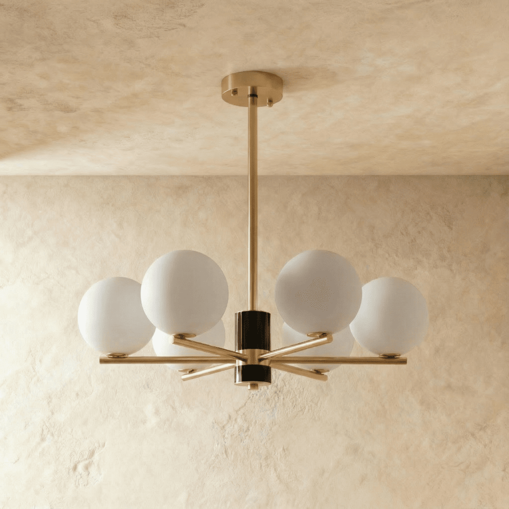 AstraGlobe Chandelier With Ambient Globe Shades For Dining Rooms