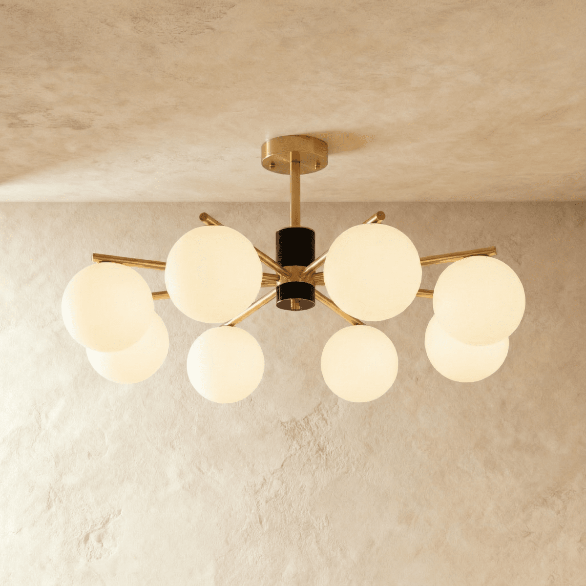AstraGlobe Chandelier With Ambient Globe Shades For Dining Rooms