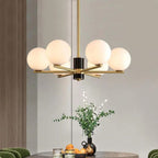 AstraGlobe Chandelier With Ambient Globe Shades For Dining Rooms