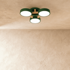 Lampa sufitowa LumaWood Fusion z aluminiowym korpusem i dyfuzorem LED