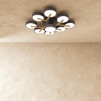 Lampa sufitowa LumaWood Fusion z aluminiowym korpusem i dyfuzorem LED
