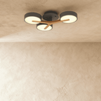 Lampa sufitowa LumaWood Fusion z aluminiowym korpusem i dyfuzorem LED