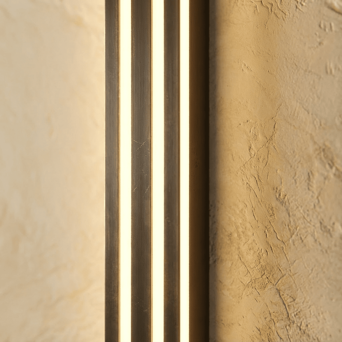 Lampada da parete moderna Noir Aura con metallo nero e paralume in acrilico