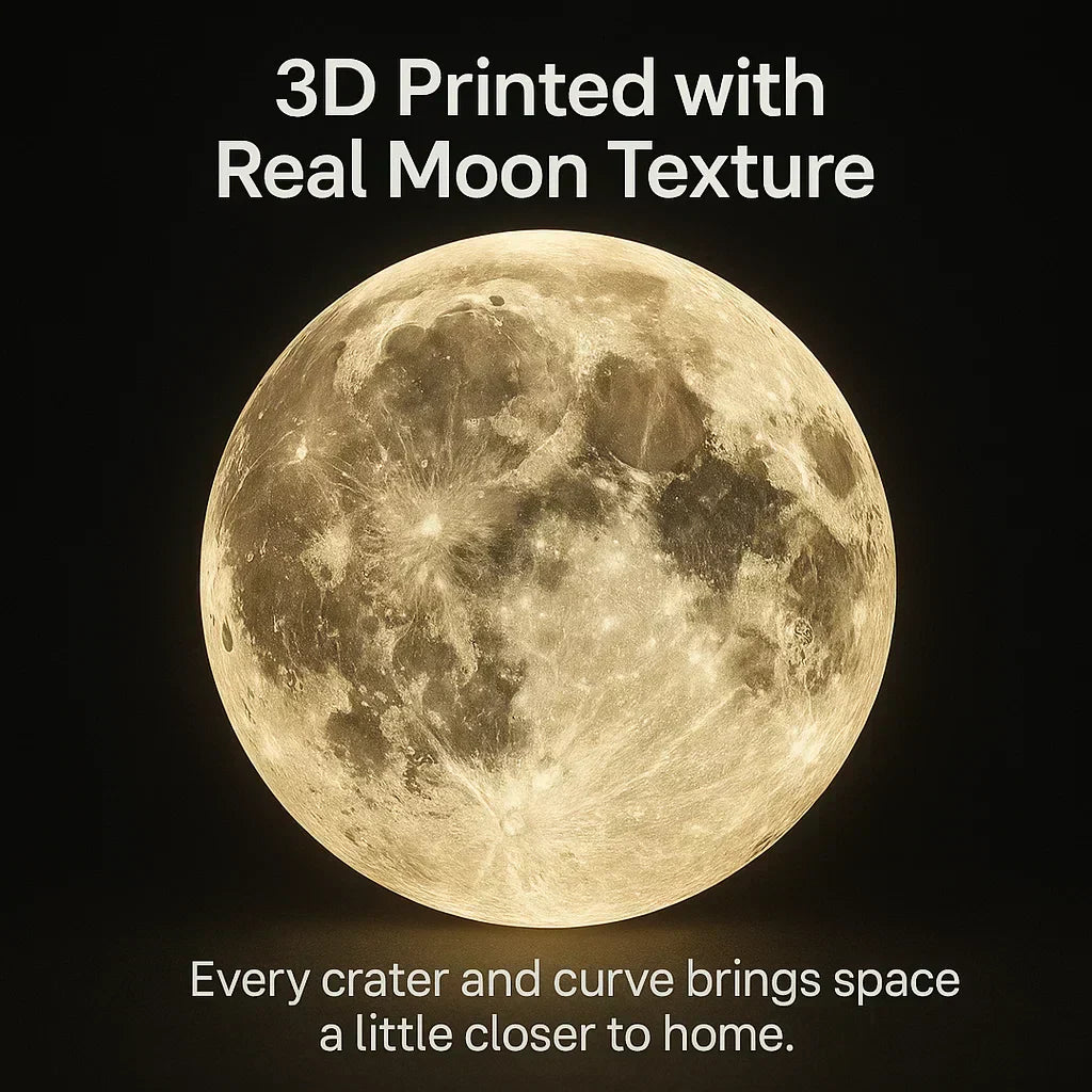 Lampada lunare a LED con dimmer controllabile tramite app, luce soffusa e accogliente per la camera da letto