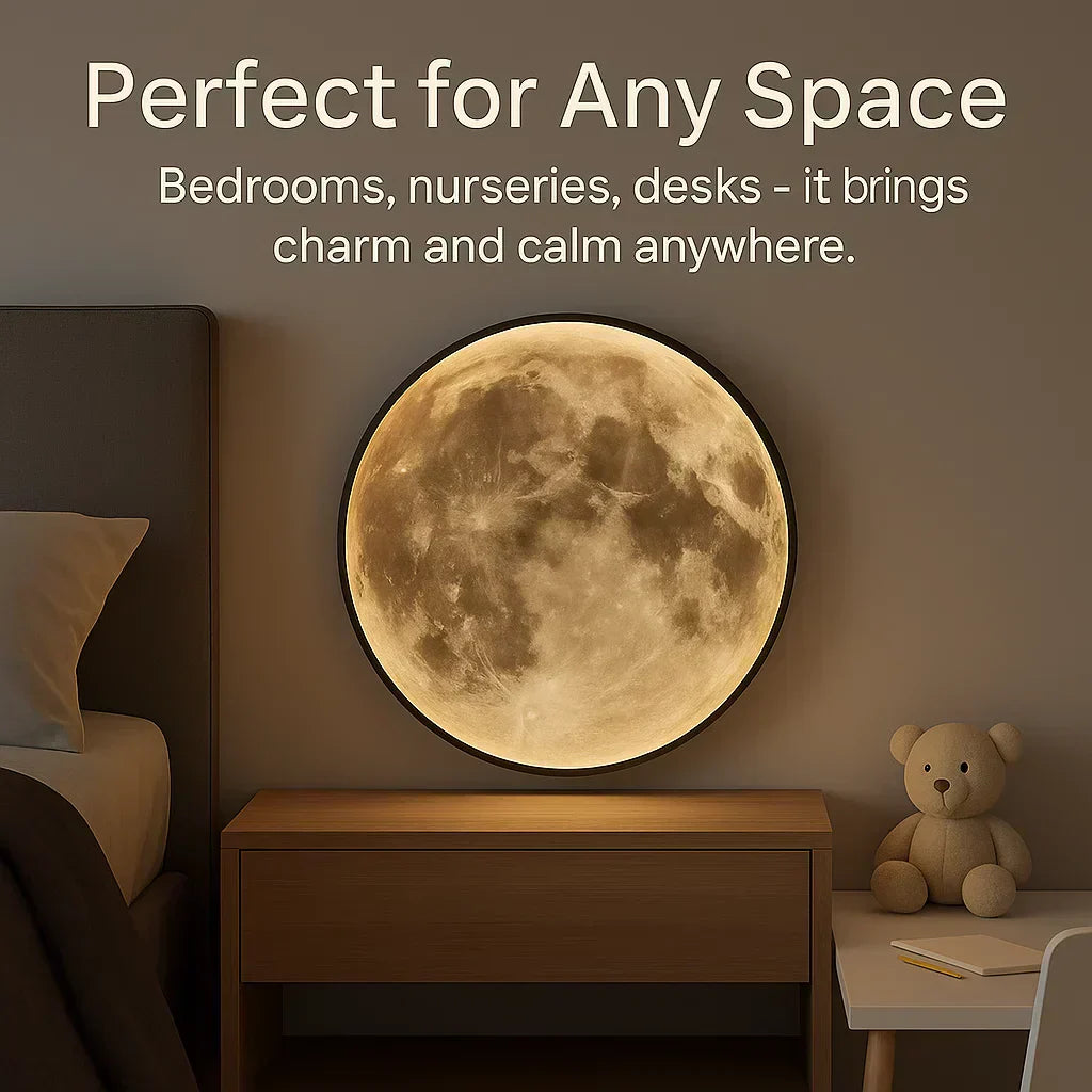 Lampada lunare a LED con dimmer controllabile tramite app, luce soffusa e accogliente per la camera da letto