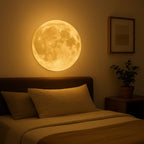 Lampada lunare a LED con dimmer controllabile tramite app, luce soffusa e accogliente per la camera da letto