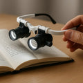 ClariVue-LED-Vergrößerungsbrille mit 8-facher bis 23-facher Vergrößerung und Helligkeitsregelung
