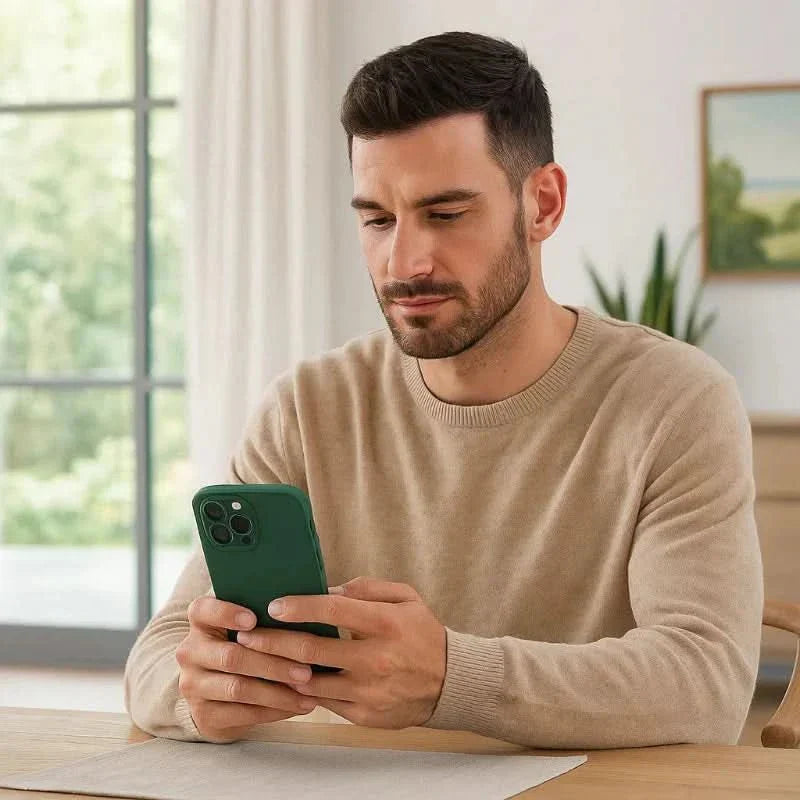 Przylegające, odporne na wstrząsy silikonowe etui na iPhone 14-17 - Fioriscas
