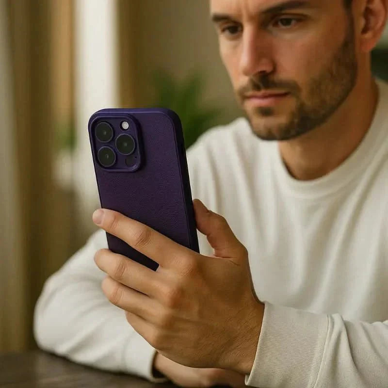Przylegające, odporne na wstrząsy silikonowe etui na iPhone 14-17 - Fioriscas