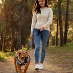 Peitoral personalizável para cães, para conforto e segurança - Fioriscas