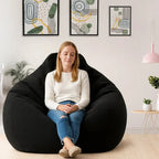 Lyxigt sittsäckset i linne med fyllning - Fioriscas