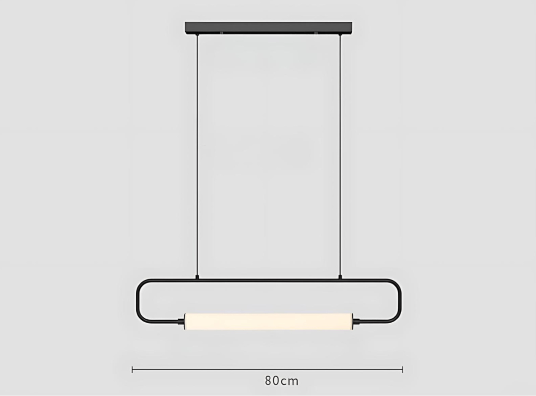 Lámpara colgante LED Lunara de metal pintado, dorado o negro