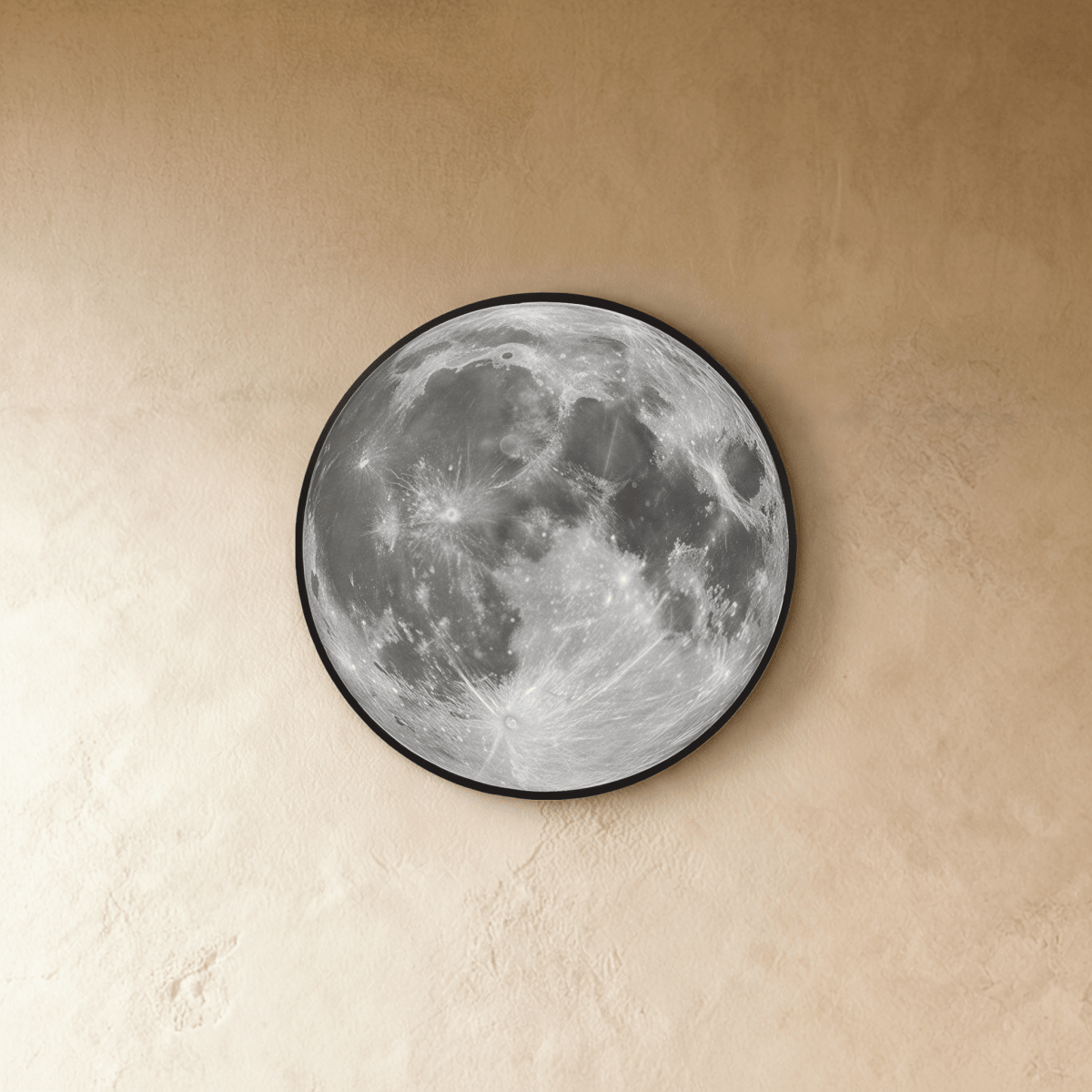 LunaHalo Moon And Earth Wall Lamp Soft Backlit Galaxy Art