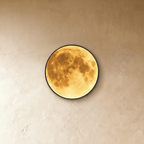 LunaHalo Moon And Earth Wall Lamp Soft Backlit Galaxy Art