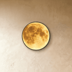 LunaHalo Moon And Earth Wall Lamp Soft Backlit Galaxy Art