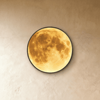 LunaHalo Moon And Earth Wall Lamp Soft Backlit Galaxy Art