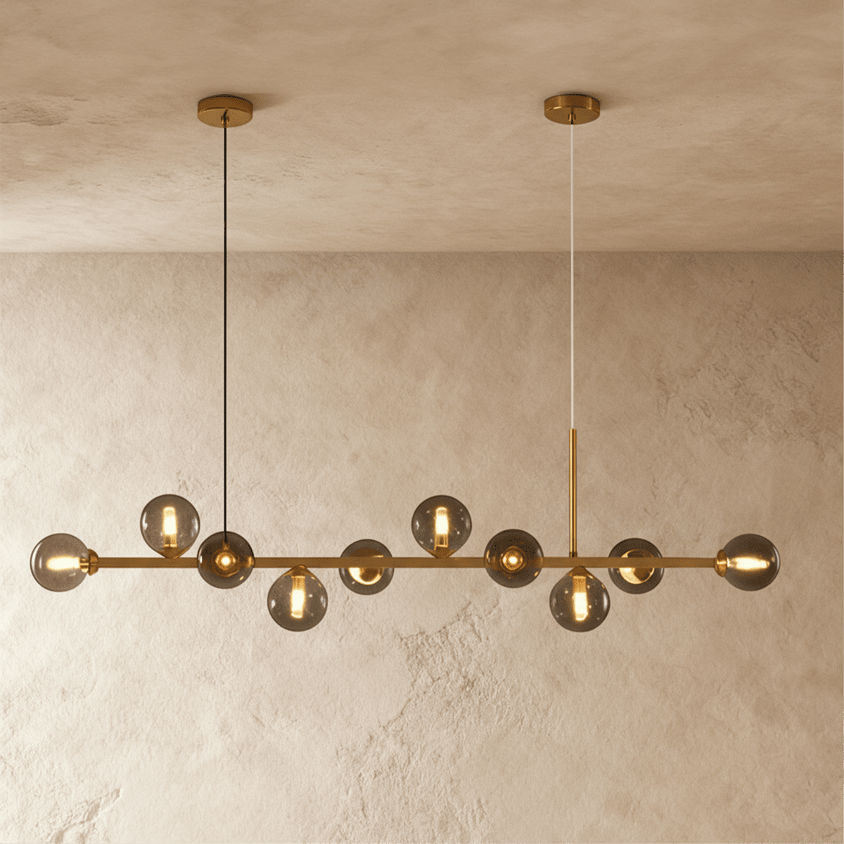 Candeeiro de Teto Linear Moderno LumaLine para Salas de Jantar e Estar