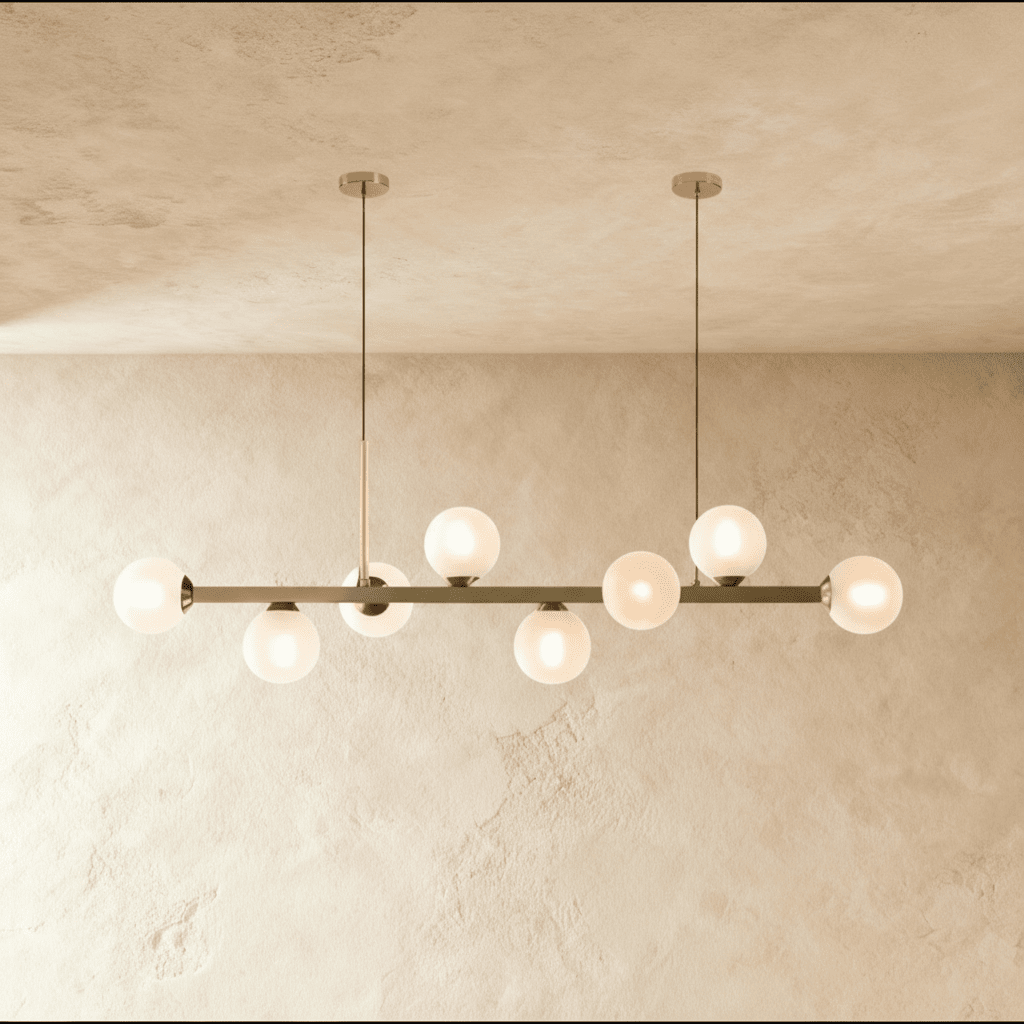 Candeeiro de Teto Linear Moderno LumaLine para Salas de Jantar e Estar