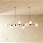 Candeeiro de Teto Linear Moderno LumaLine para Salas de Jantar e Estar