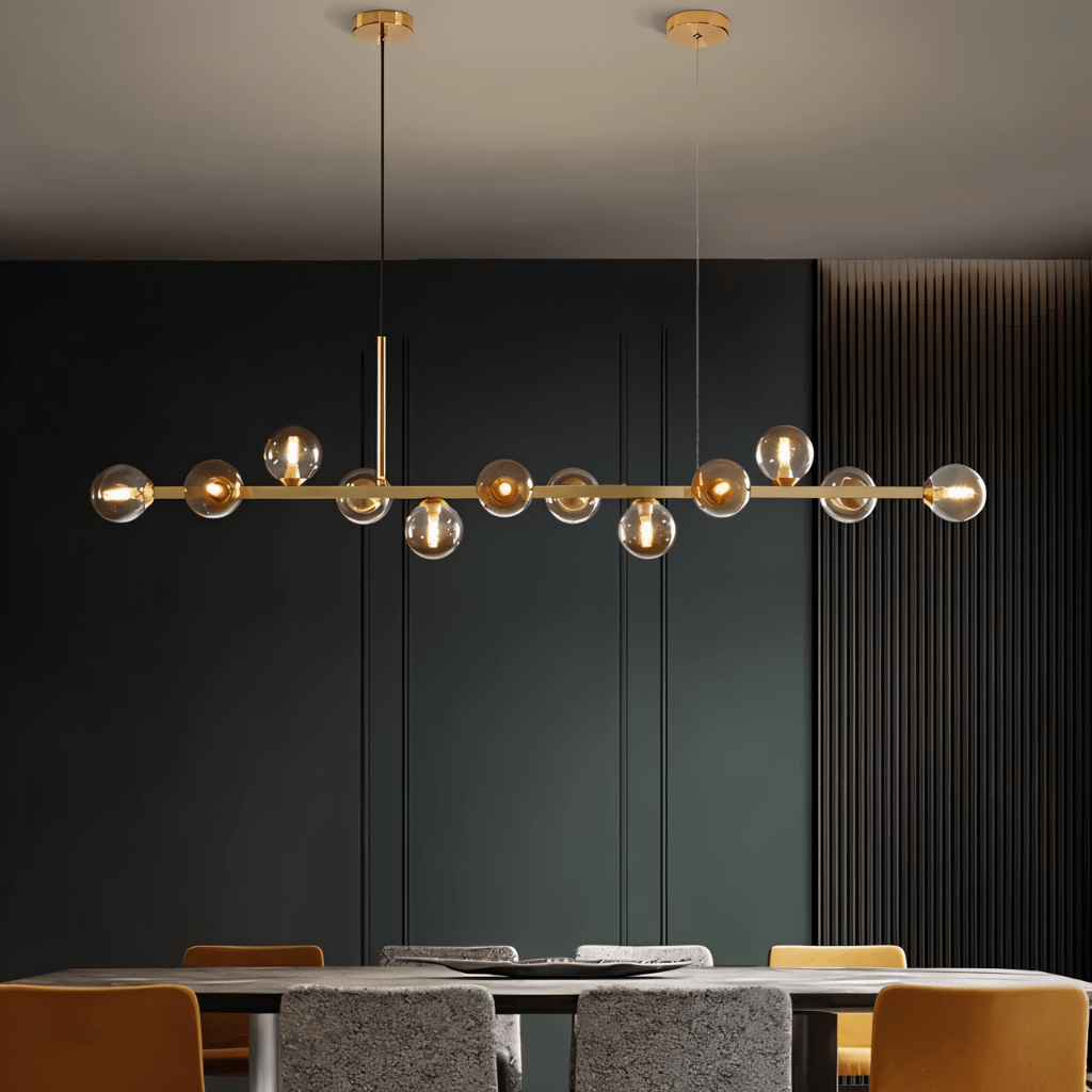 Candeeiro de Teto Linear Moderno LumaLine para Salas de Jantar e Estar