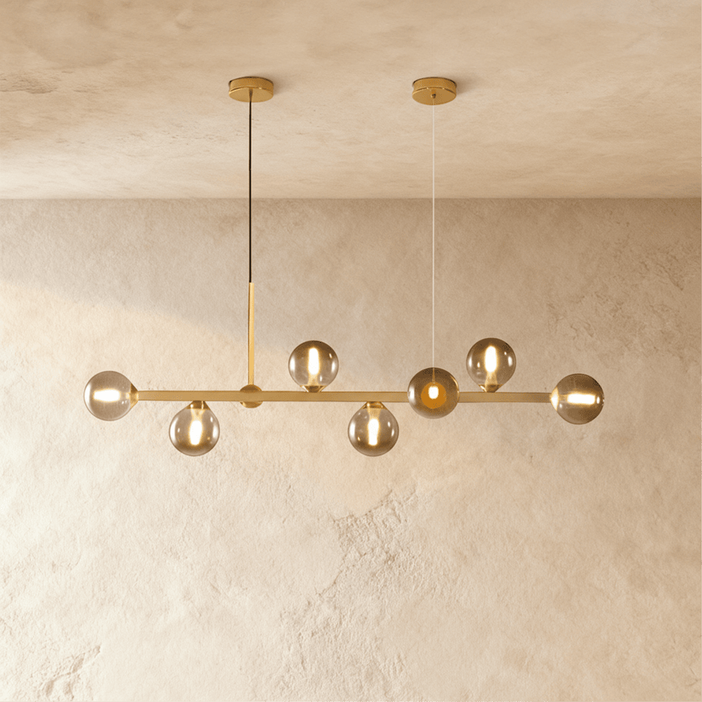 Candeeiro de Teto Linear Moderno LumaLine para Salas de Jantar e Estar