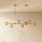 Candeeiro de Teto Linear Moderno LumaLine para Salas de Jantar e Estar