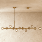 Candeeiro de Teto Linear Moderno LumaLine para Salas de Jantar e Estar