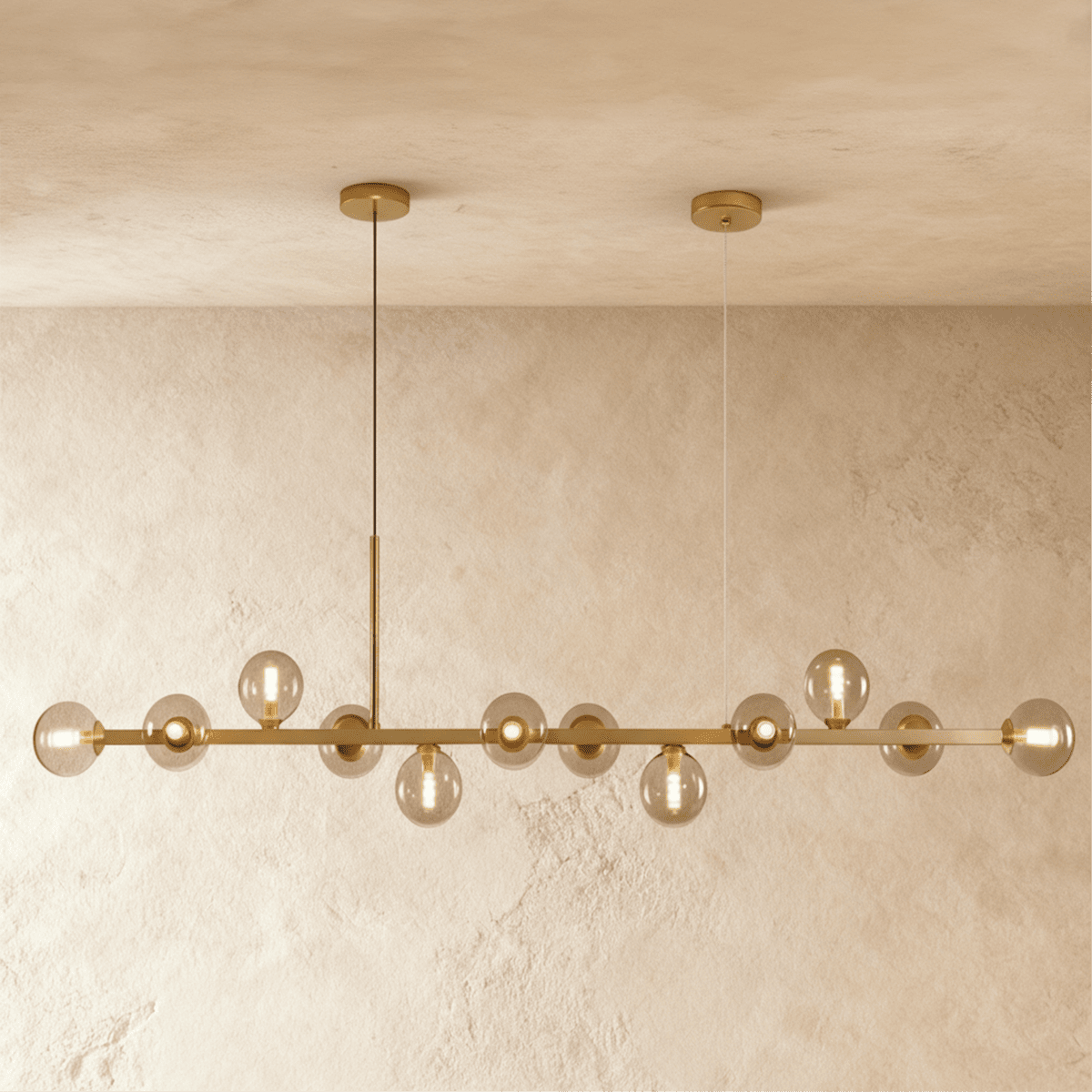 Candeeiro de Teto Linear Moderno LumaLine para Salas de Jantar e Estar