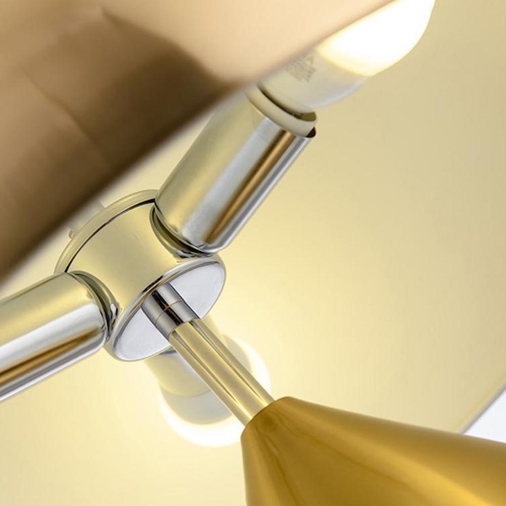 Stolní lampa Atollo Lunaro, sochařský kovový design v italském stylu