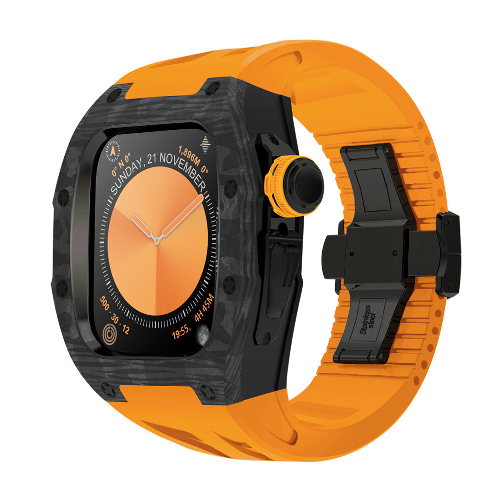 Carbon Fiber Titanium Retrofit Case, NovaCarb S10 Apple Watch Kit