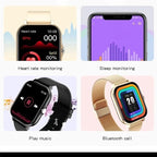 שעון חכם עם שיחות Bluetooth וצג מגע, PulseWave