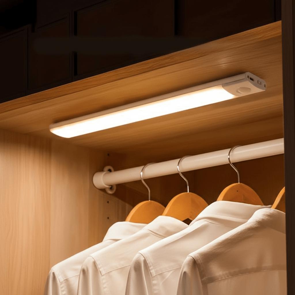 Motion Activated Wireless LED Closet Light For Under Cabinet Use | Fioriscas