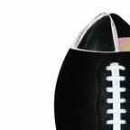 Pallone da rugby ufficiale taglia 9 in pelle PU per allenamento, partita e sport all'aperto - Fioriscas