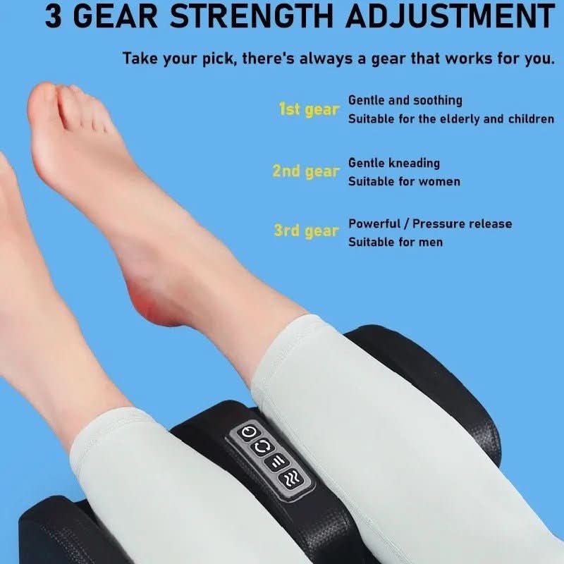 Luxury Shiatsu foot massager with heat function | 12 3D massage balls & timer - Fioriscas