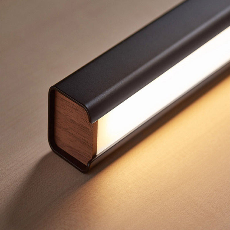 Lampada a sospensione lineare minimalista classica Orva in bianco e nero | Fioriscas