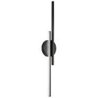 Fjordra Disc and Linear LED Wall Sconce, Black or White