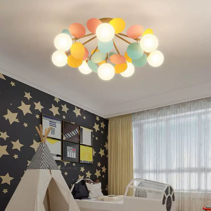Aria Modern Bubble Cluster Ceiling Light, Colorful - Neutralighting