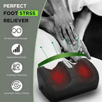 Luxury Shiatsu foot massager with heat function | 12 3D massage balls & timer - Fioriscas