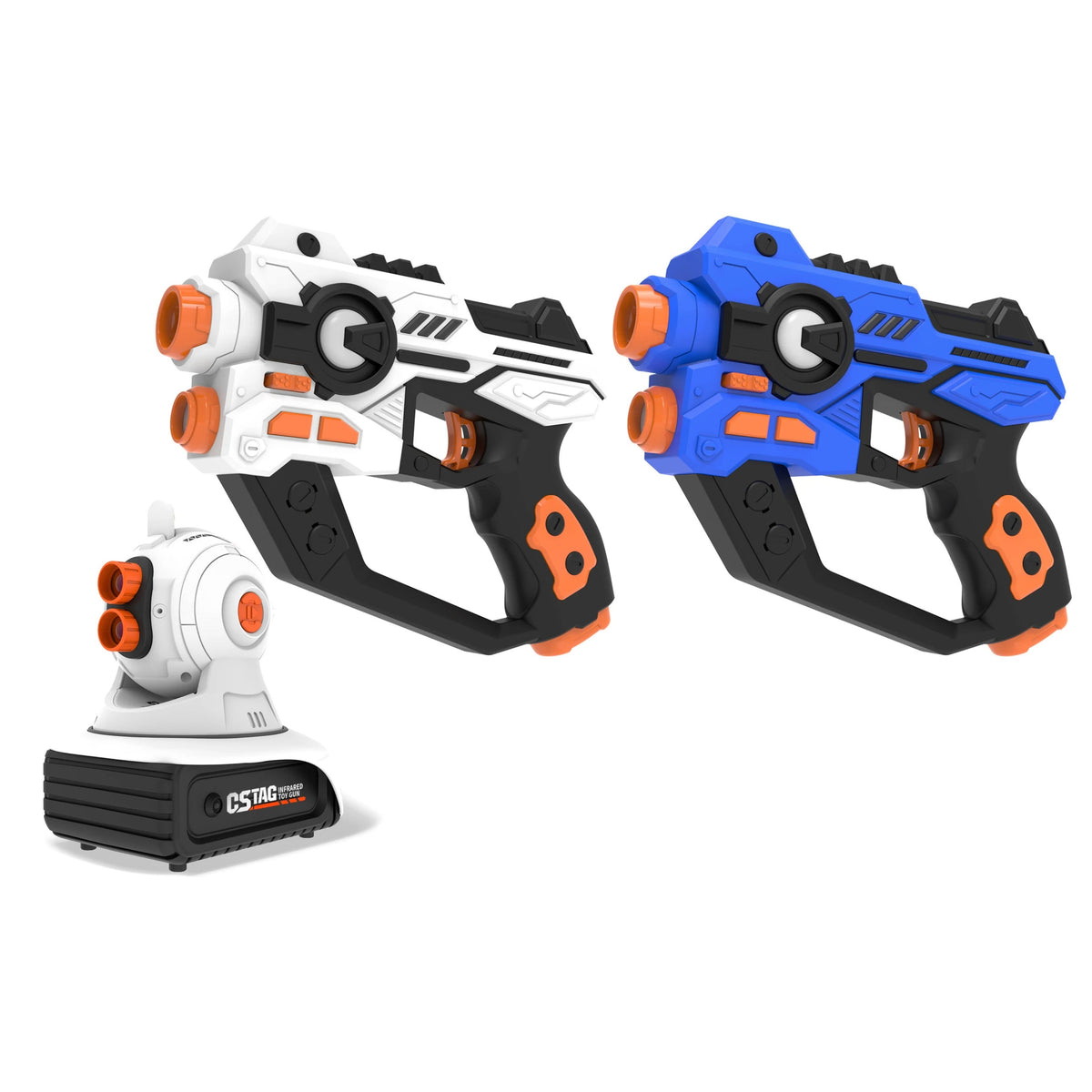 Infrarot-Lasertag-Set mit Projektor – Zielspiel für drinnen und draußen | Fioriscas