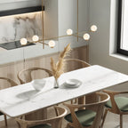 Lustre Trio Globe em Vidro com Haste Fina de Ferro para Interiores Modernos e Aconchegantes