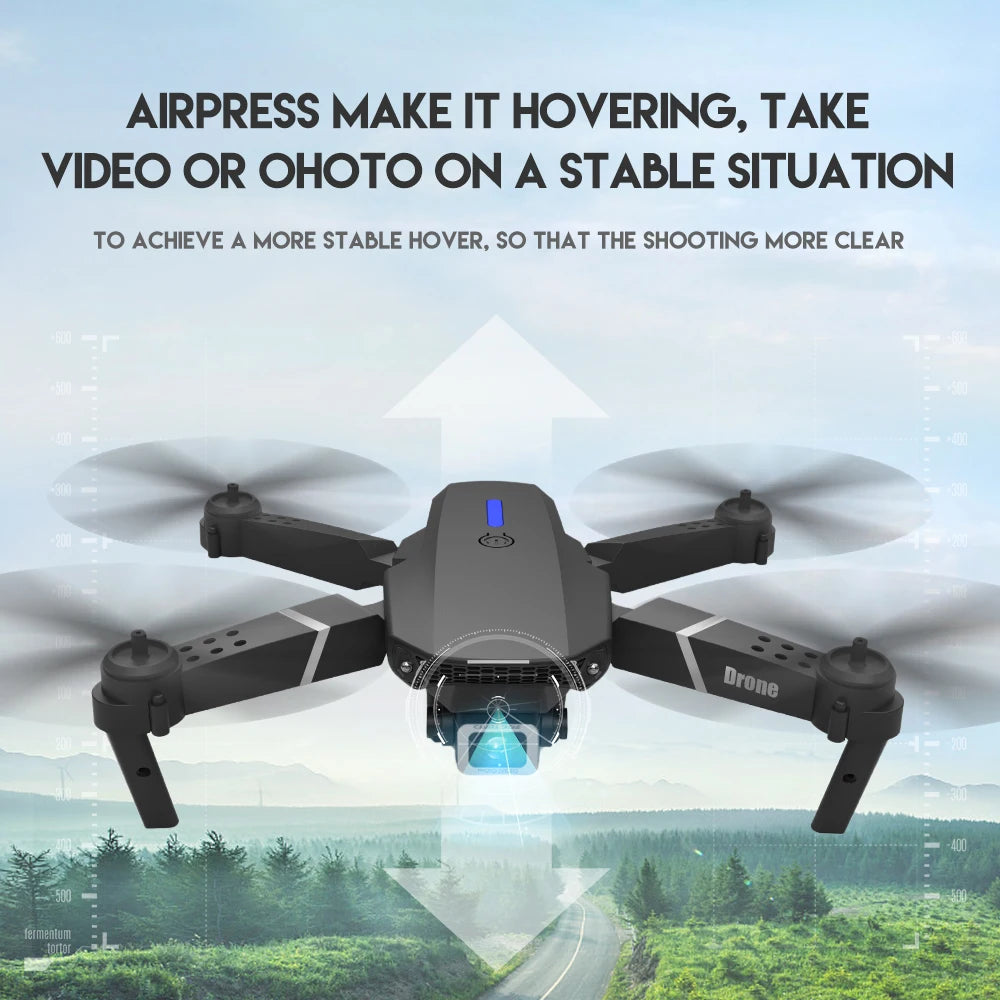 SkyNova Cuadricóptero portátil con Wi-Fi FPV y cámara HD 4K | Fioriscas