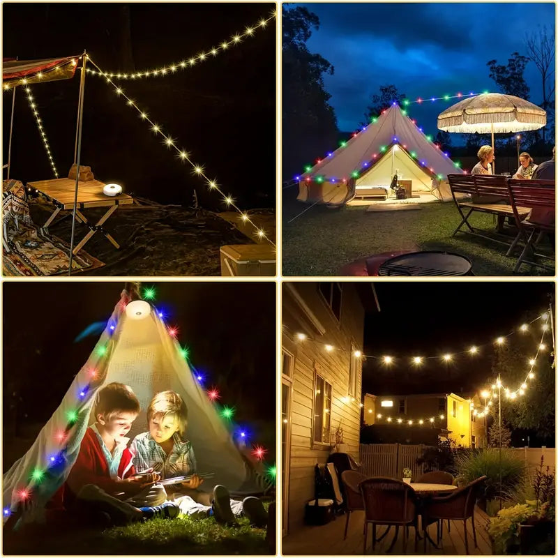 Linterna versátil para camping al aire libre con ocho modos de iluminación | Fioriscas
