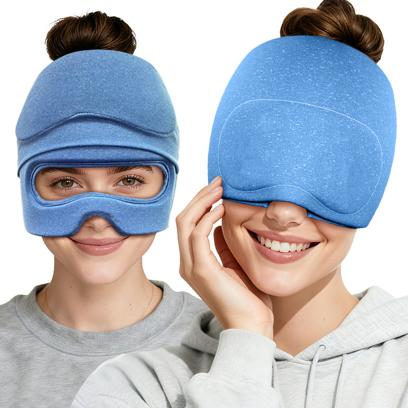 Chill Eye Mask And Gel Cap Set For Restful Sleep Comfort