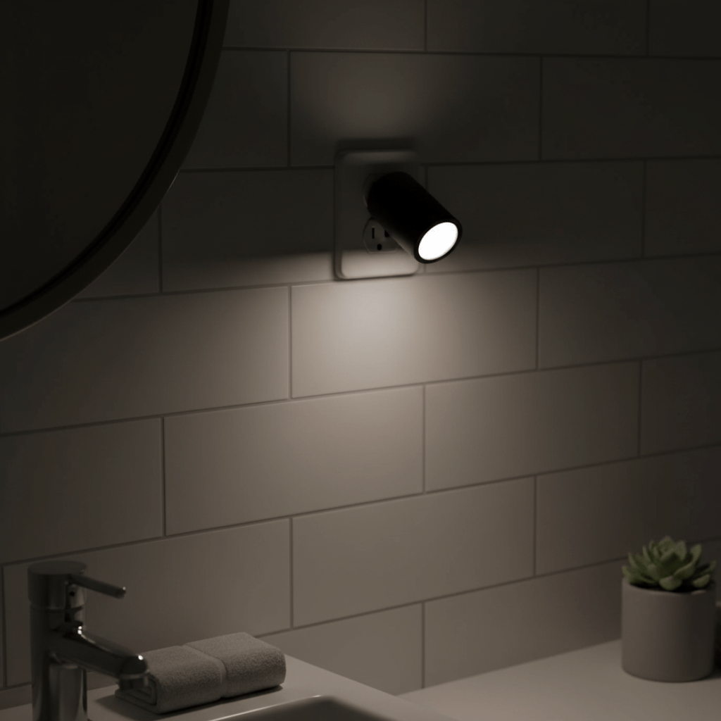 Dimmbare LED-nachtlamp met dag/nacht sensor voor aangename kamerverlichting - Fioriscas