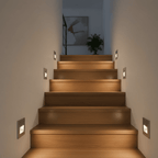 LED-vägglampa med rörelsesensor för ökad säkerhet i mörkret - Fioriscas